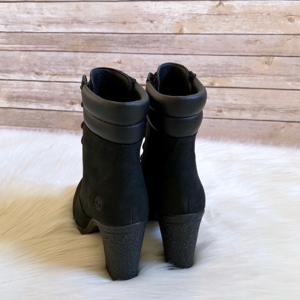 Timberland Women’s Tillston 6 Inch Black Boots - Picture 6 of 8